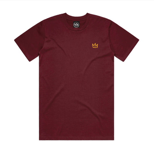 Classic Crown Tee Burgundy