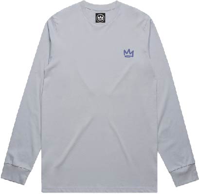 Classic Crown Long Sleeve Tee Skye Blue