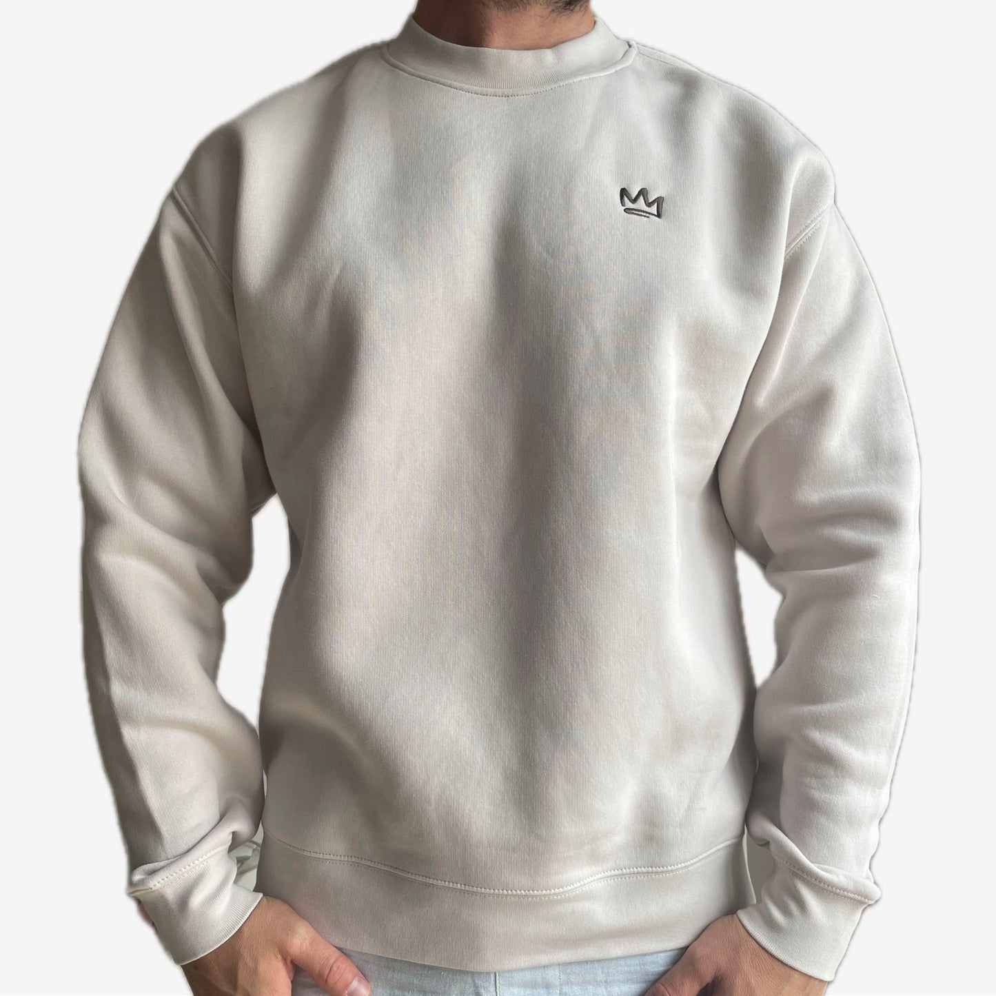 Classic Crown Sweat Oat Milk