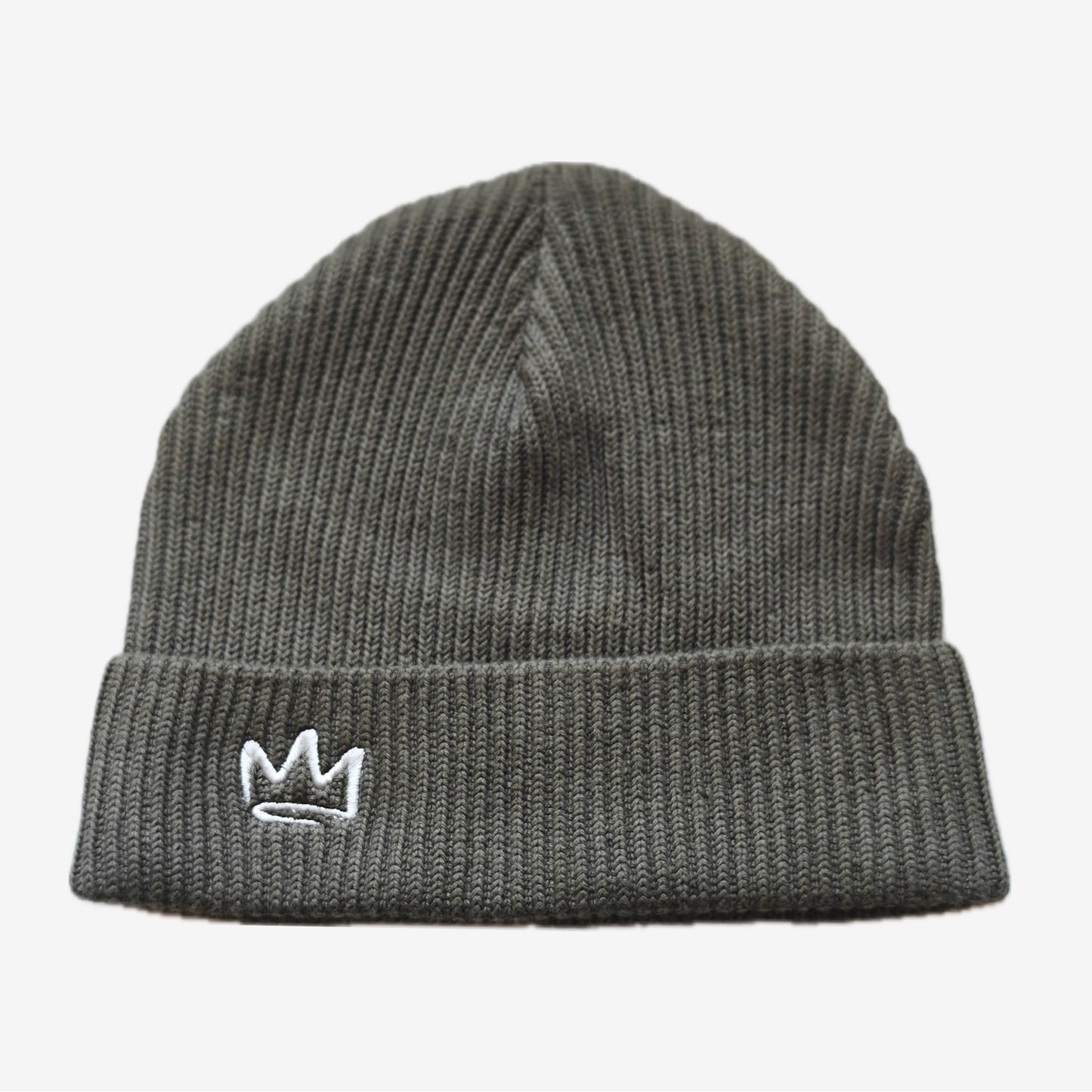 Cotton Knit Beanie Khaki