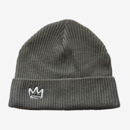 Cotton Knit Beanie Khaki
