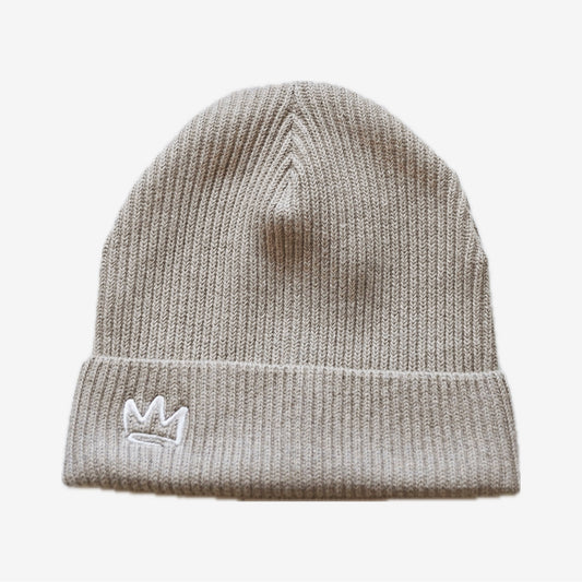 Cotton Knit Beanie Oat