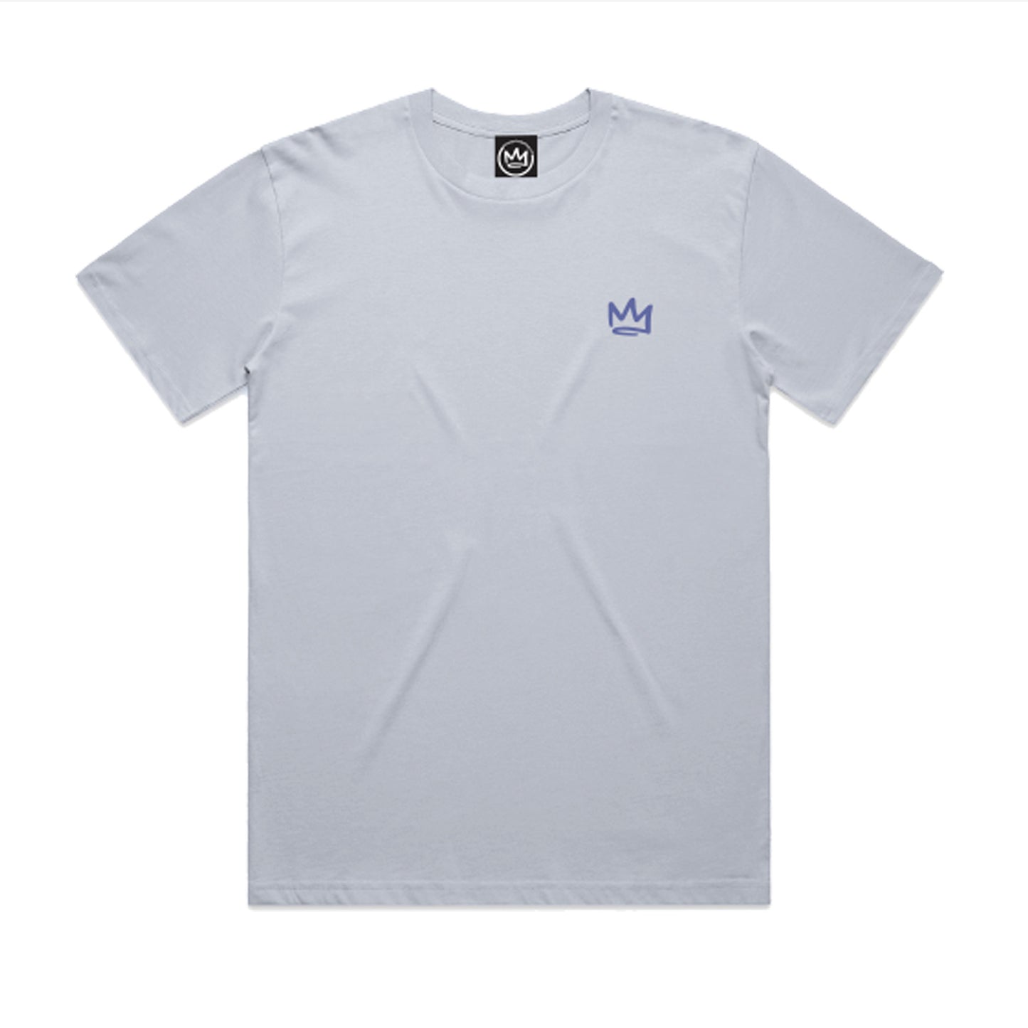 Classic Crown Tee Skye Blue - 5cm Shorter