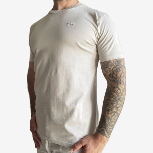 Classic Crown Tee Oat Milk