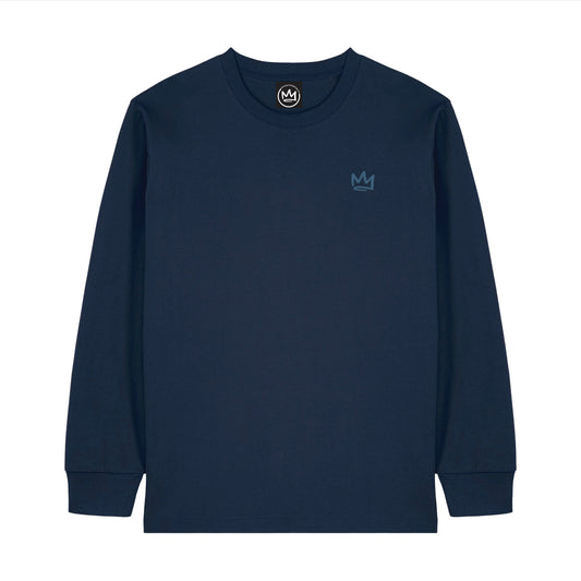 Oversized Long Sleeve Tee Navy