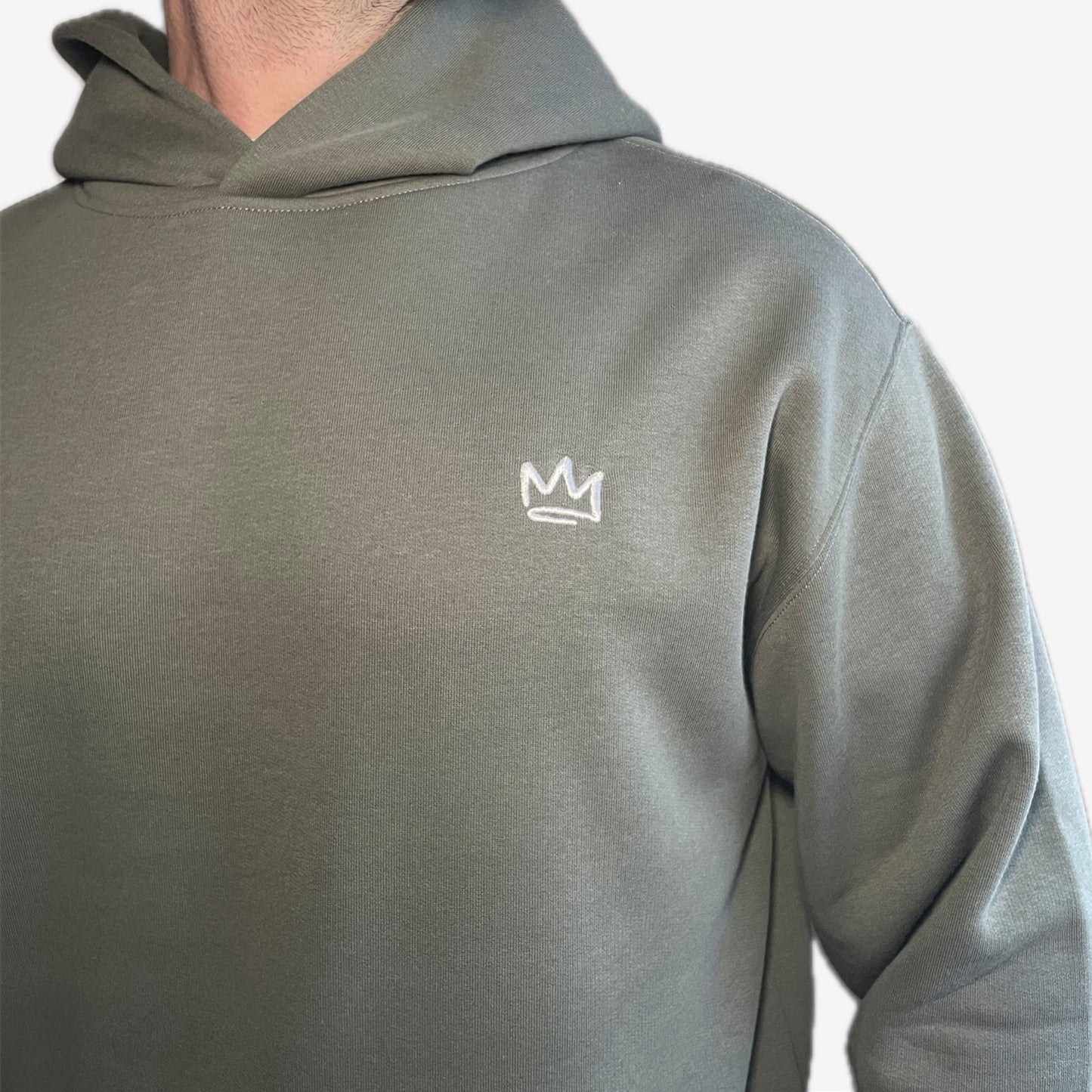 Relaxed Hoodie Olive