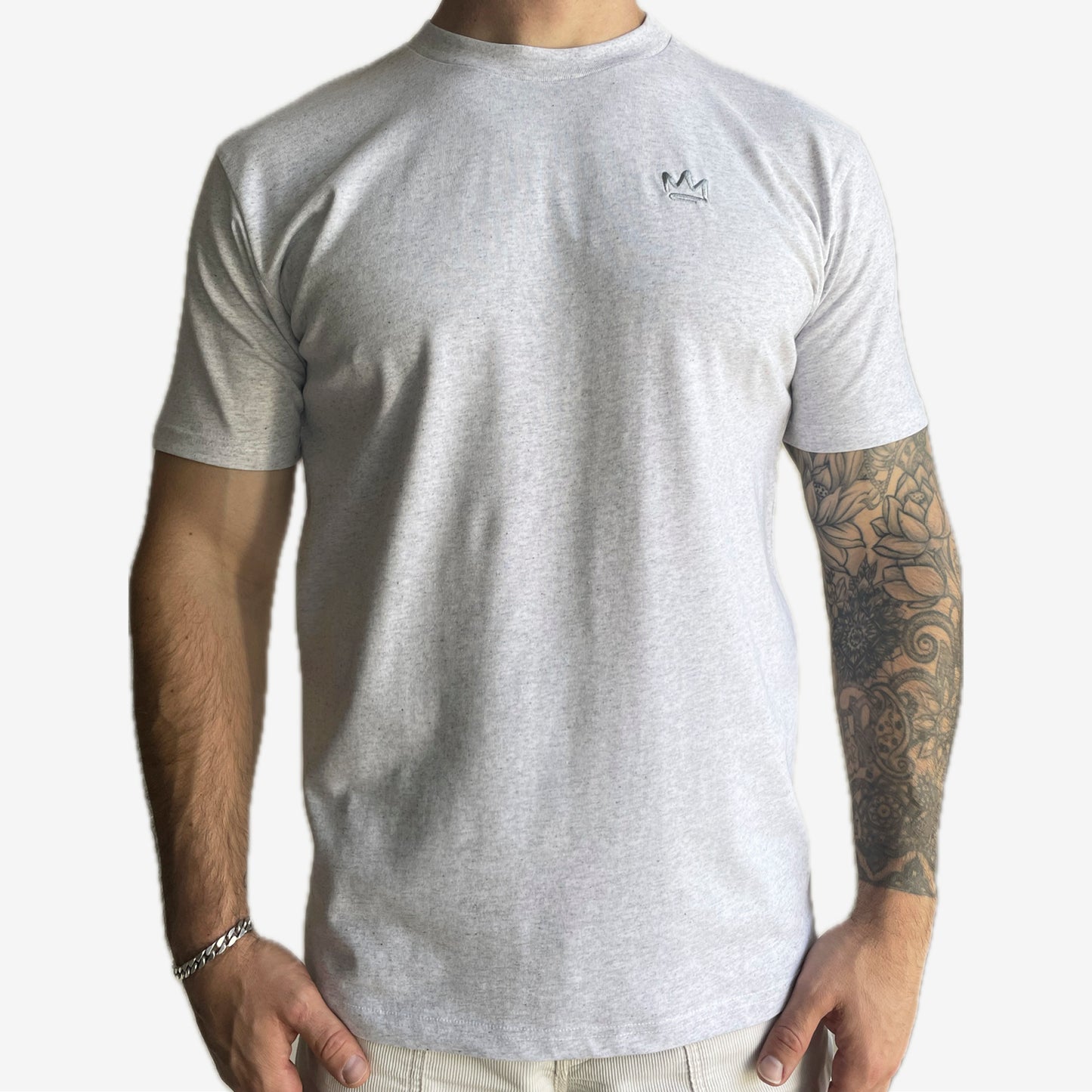 Classic Crown Tee White Noise