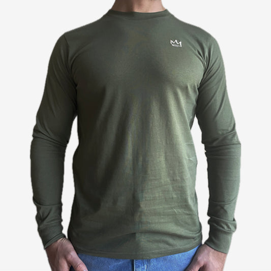 Classic Crown Long Sleeve Forest Green