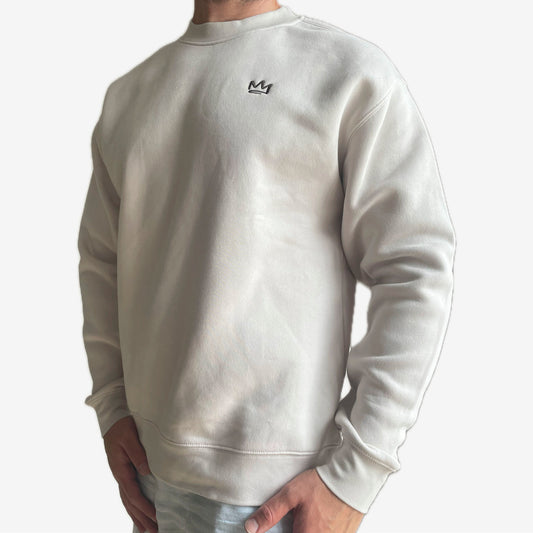 Classic Crown Sweat Oat Milk