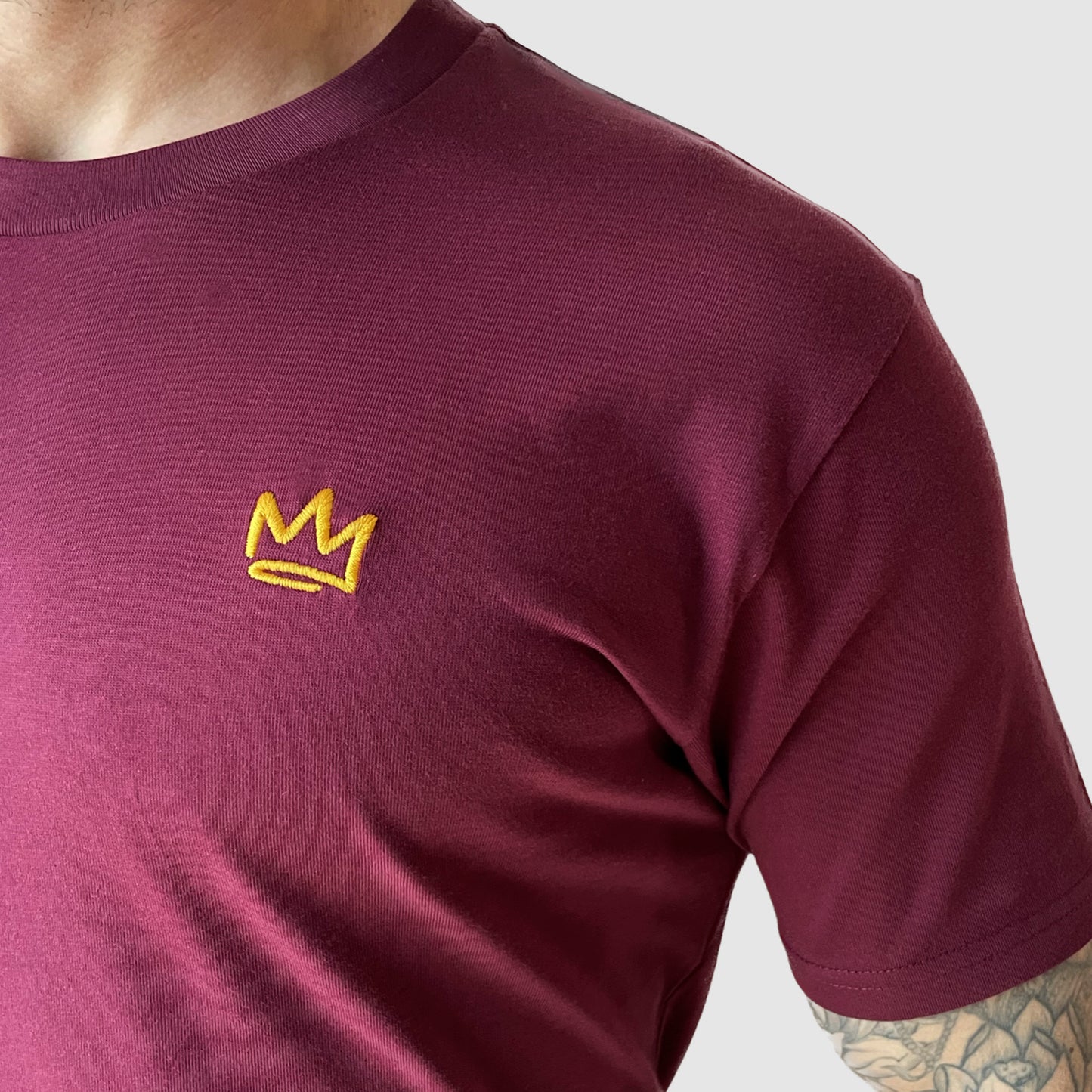 Classic Crown Tee Burgundy