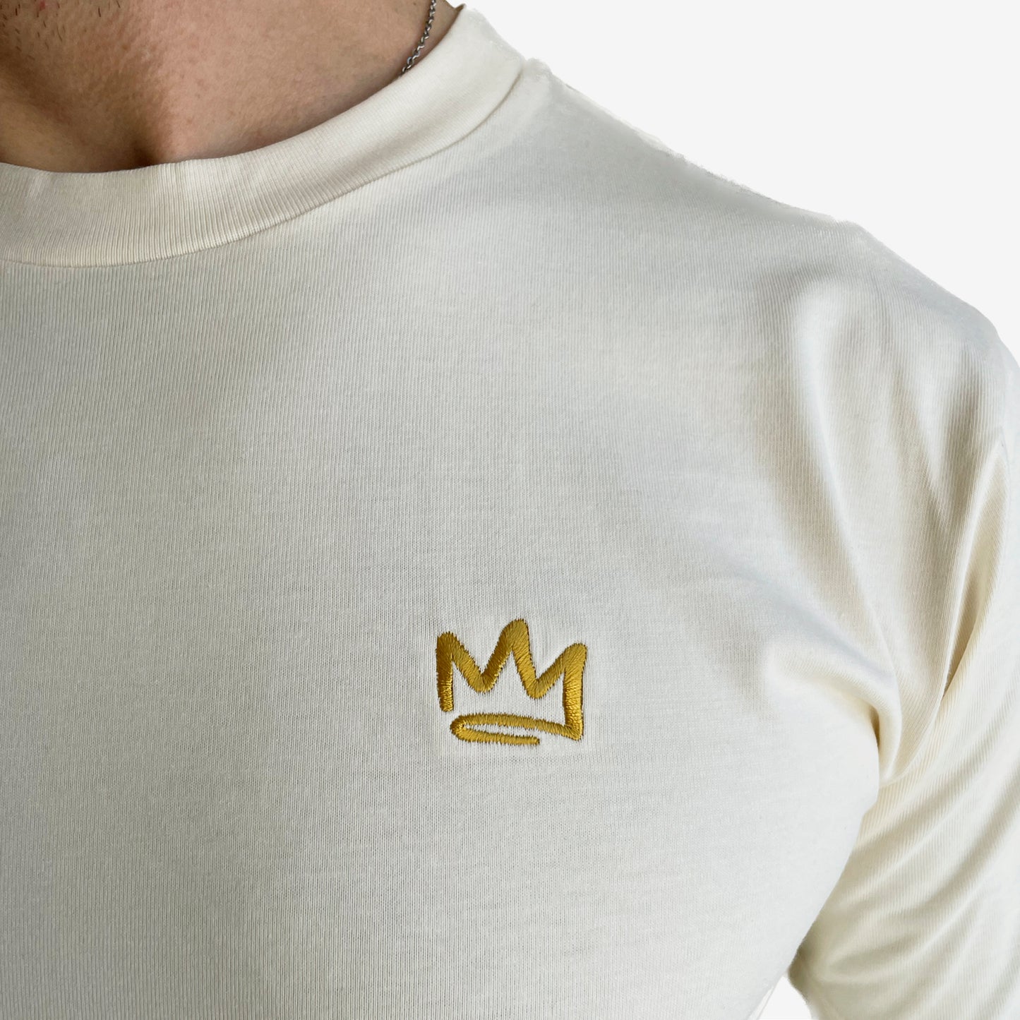 Classic Crown Tee Off White