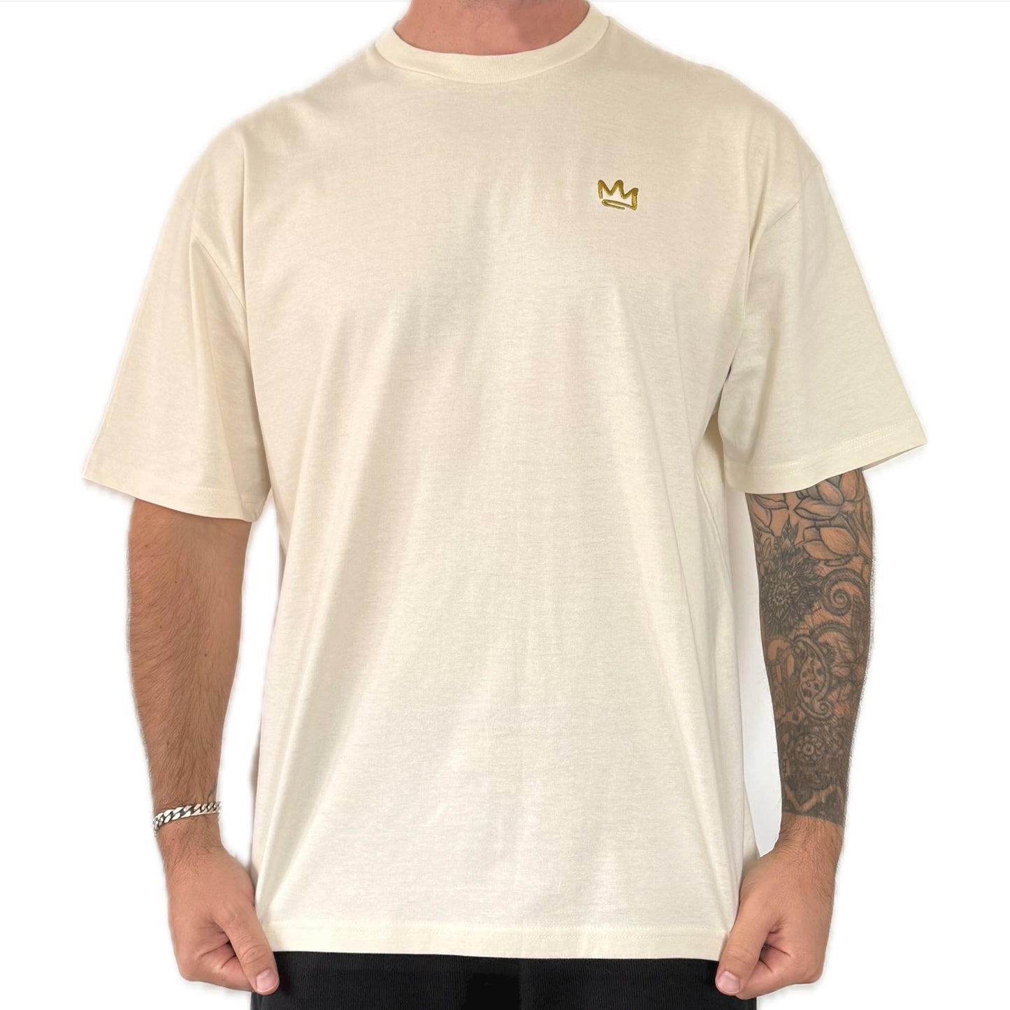 Oversized Tailored Tee Ecru