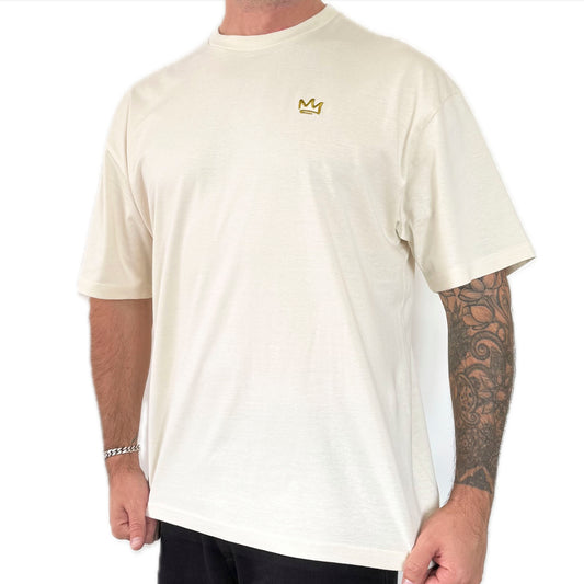 Oversized Tailored Tee Ecru