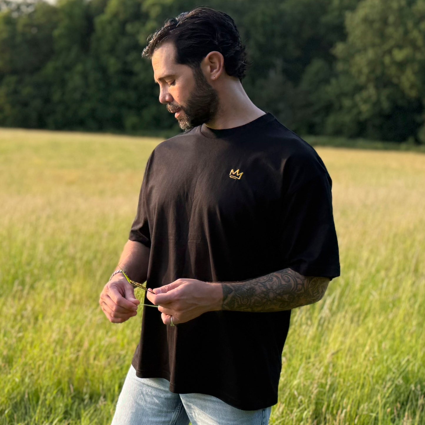 Oversized Classic Tee Black