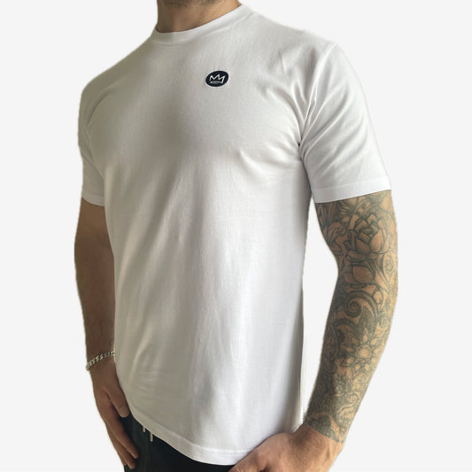 Sealed Crown Classic Tee White - 5cm shorter length