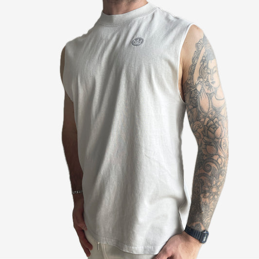 Sealed Crown Washed Vest Off-White