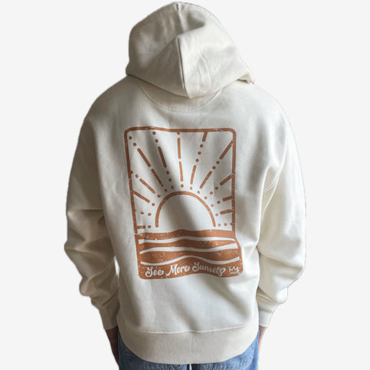 See More Sunsets Oversized Hoodie Cream