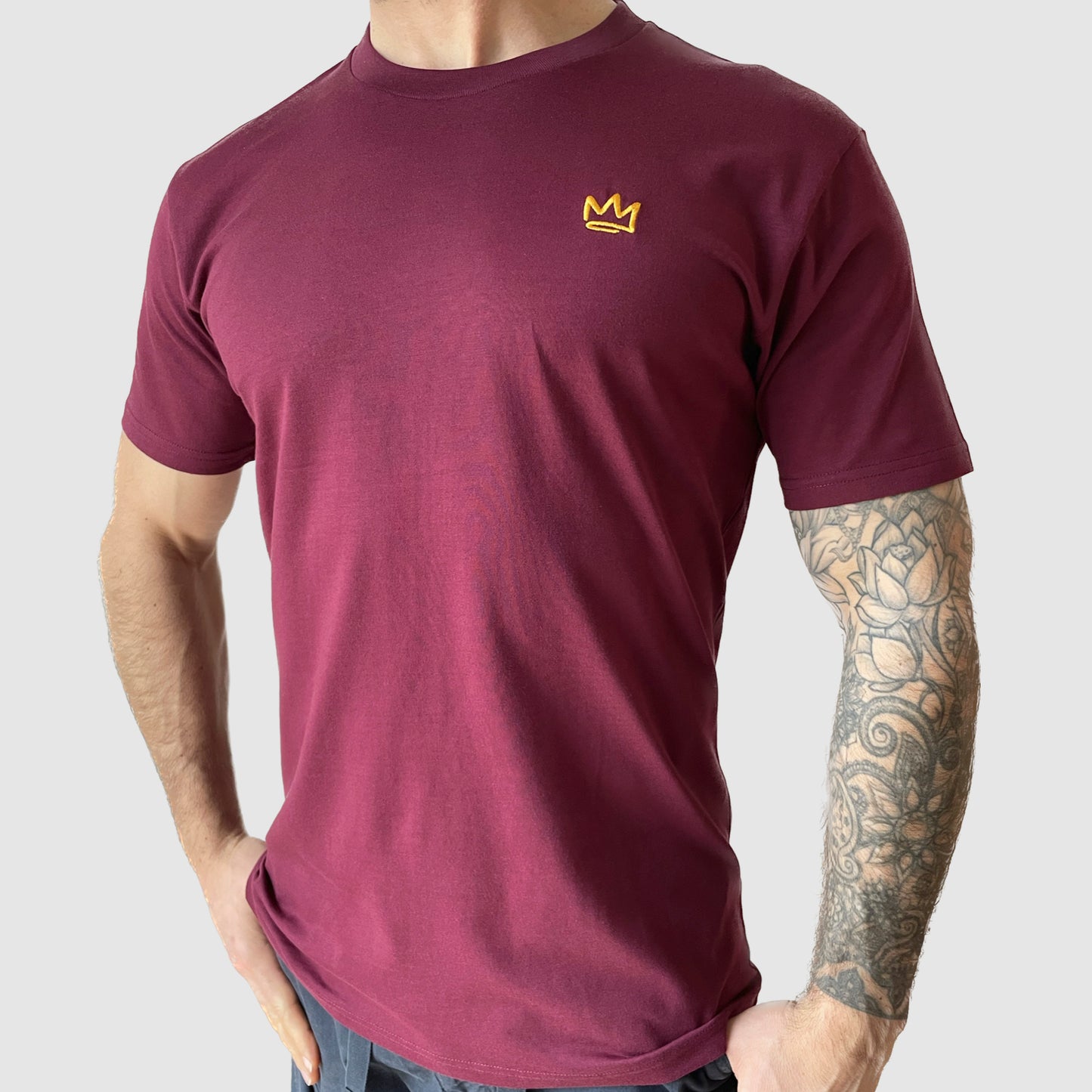 Classic Crown Tee Berry