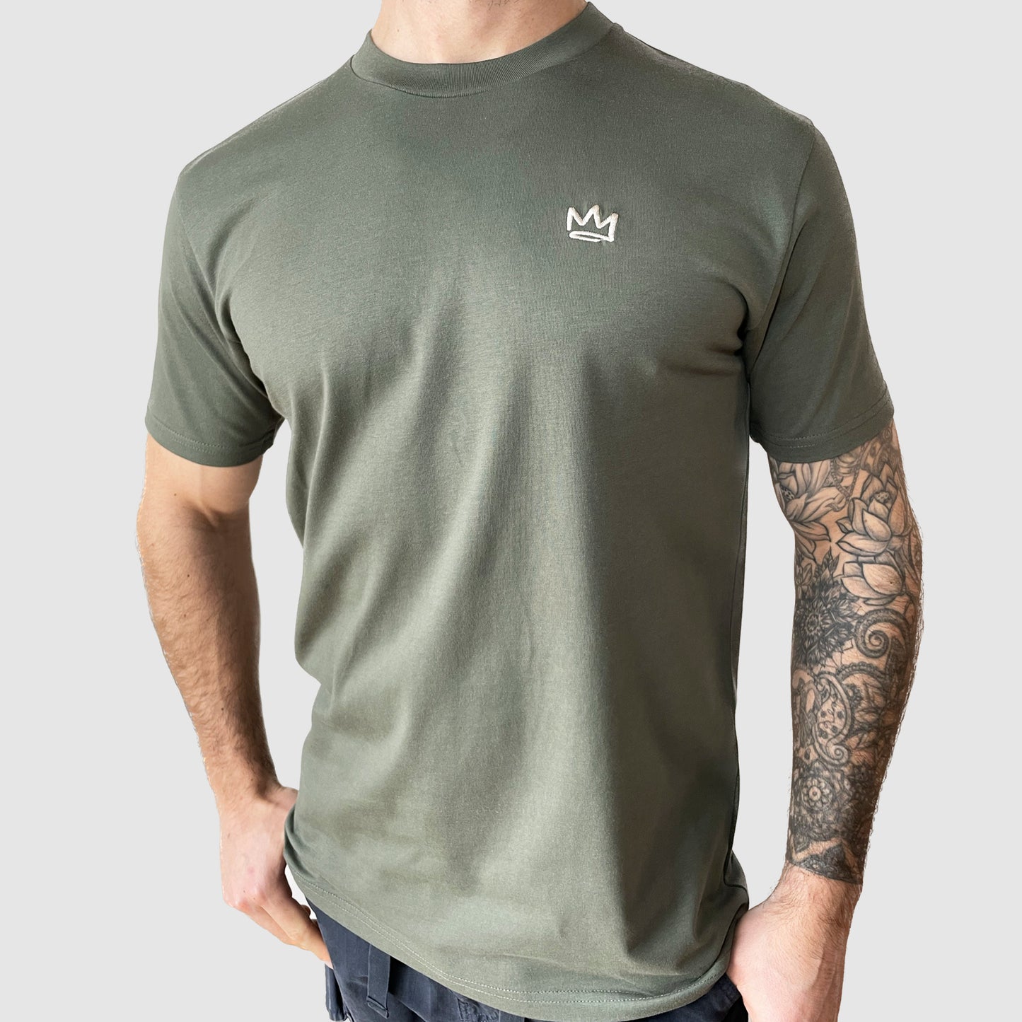 Classic Crown Tee Olive