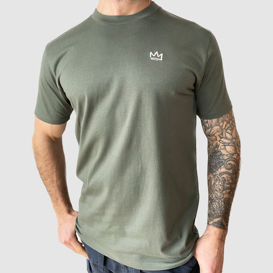 Classic Crown Tee Olive